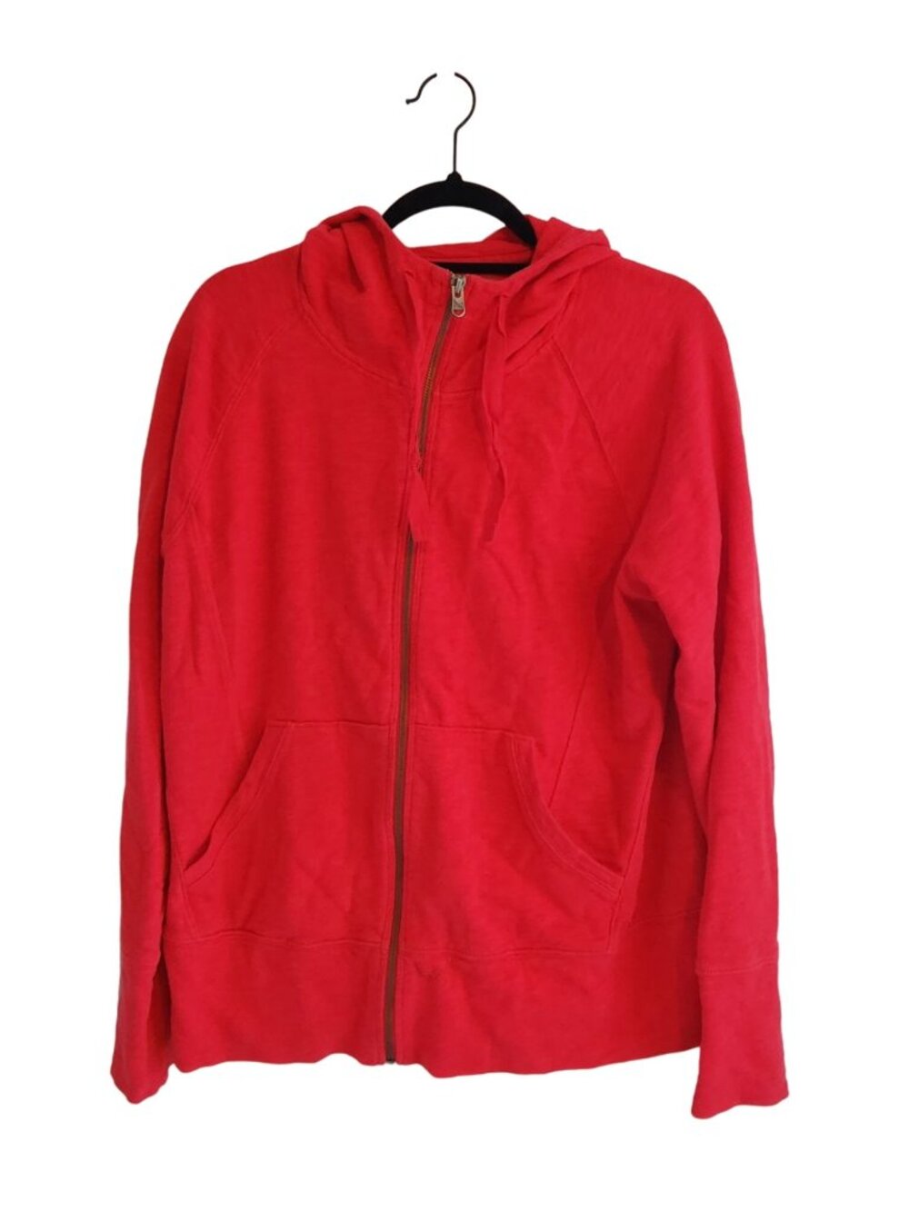 Eddie Bauer Red Sweat Jacket Womens size XL